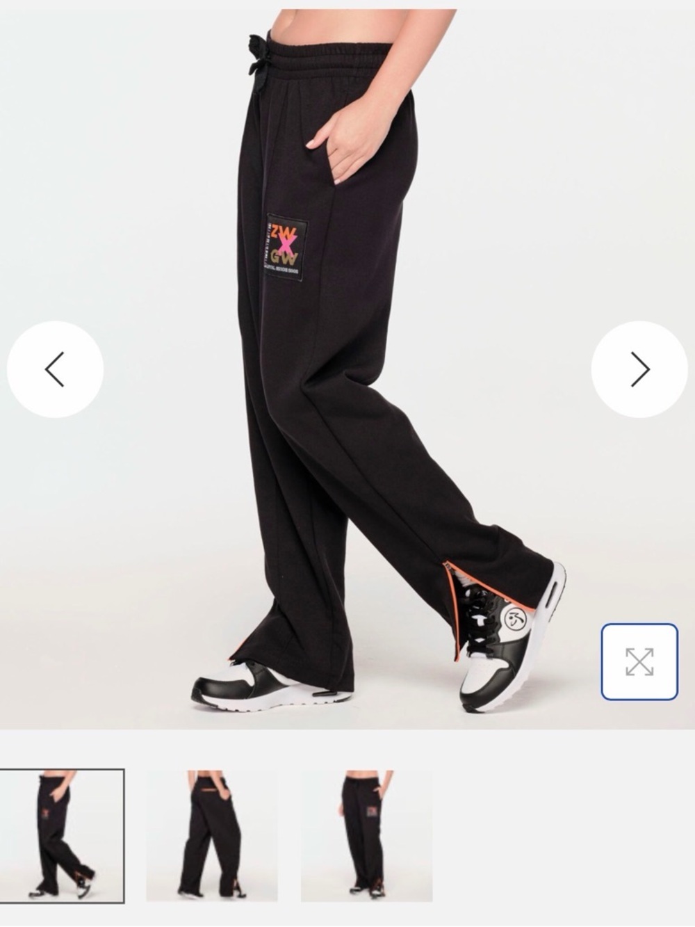 ZW X GW Wide Leg Sweatpants With Side Panel